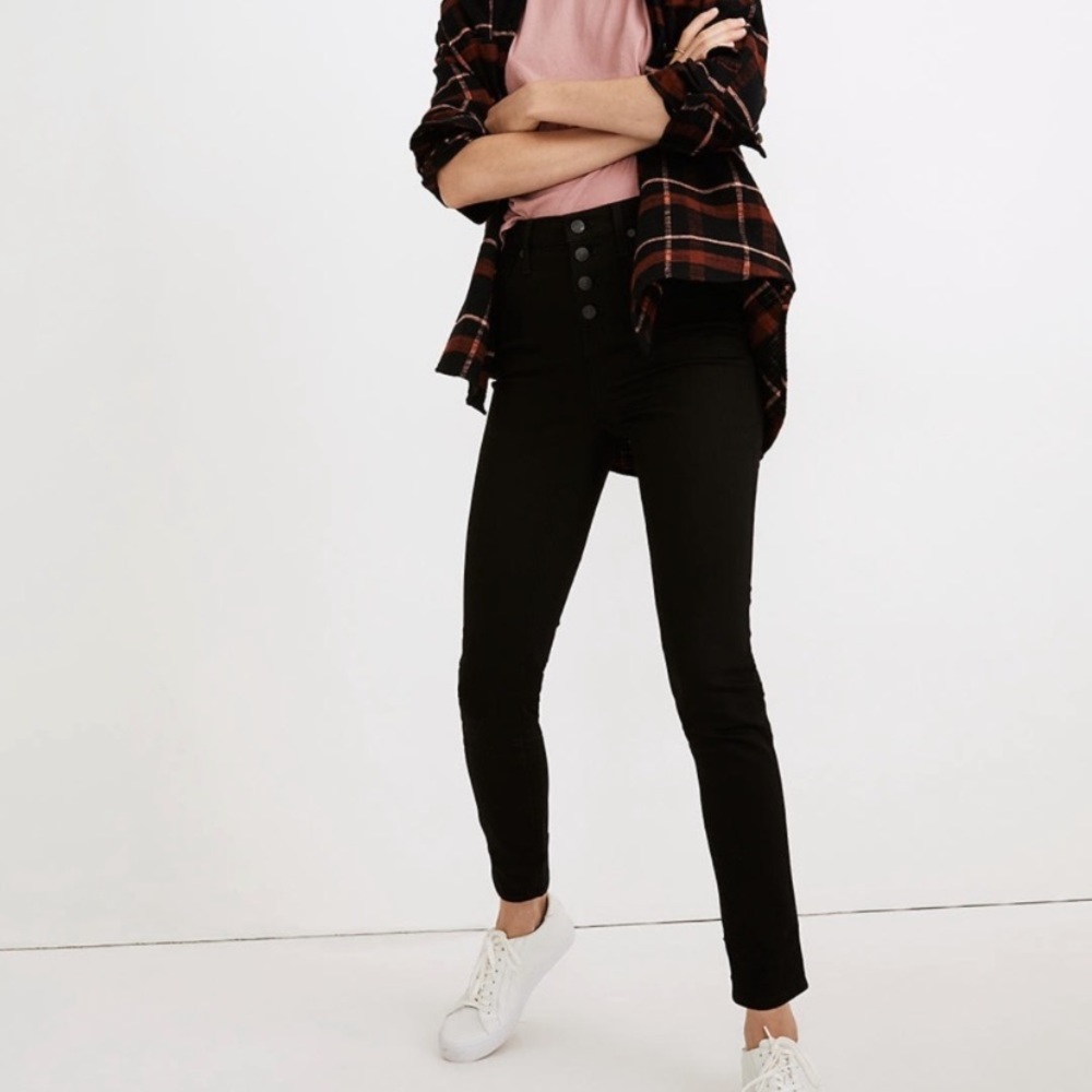 10” High Rise Button Up Madewell 29P Jeans